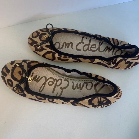 SAM EDELMAN Felicia Leopard Print Flat Size 7M - Picture 8 of 8